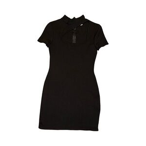 Urban Outfitters UP Kenna Cutout Black Mini Dress